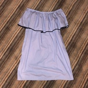 J Crew Off-the-Shoulder Ruffle Dress